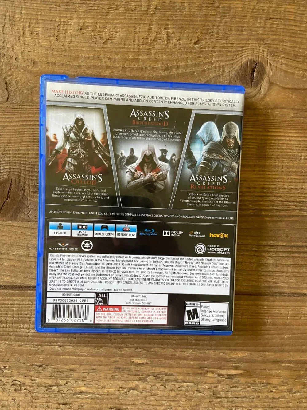 Assassin’s Creed The Ezio Collection PS4 3 Games